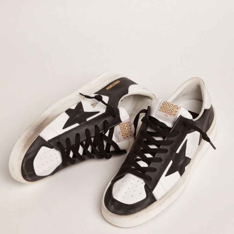 Golden Goose Stardan Black White
