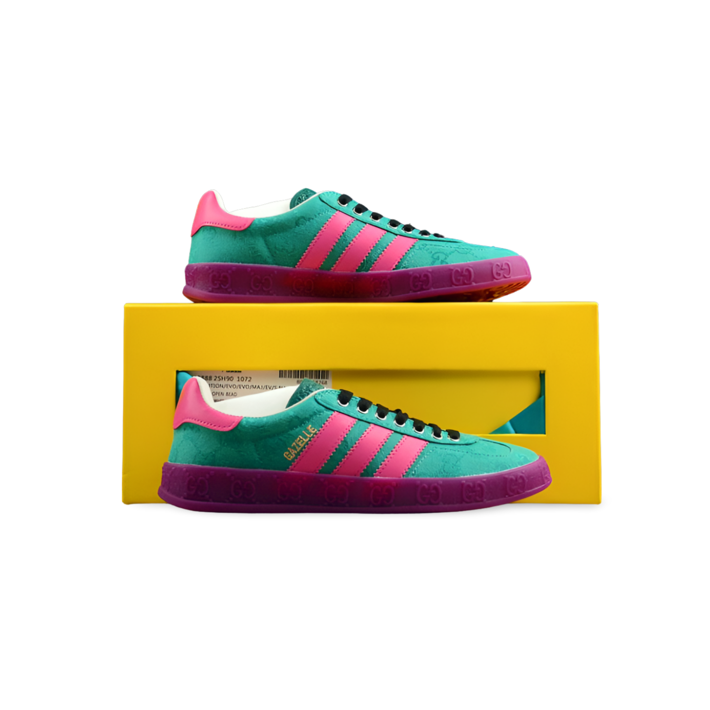Adidas Gazelle x Gucci Pink/Purple/Green