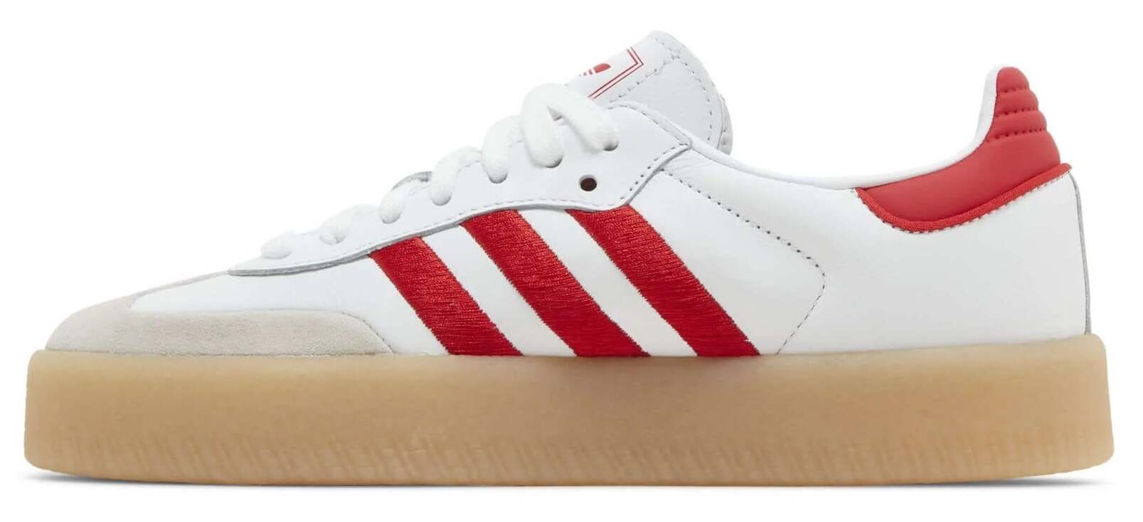 Adidas Sambae 'White Better Scarlet Gum'