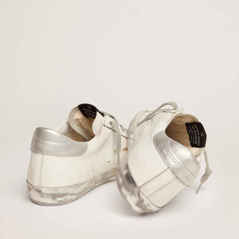 Golden Goose Super-Star White Silver