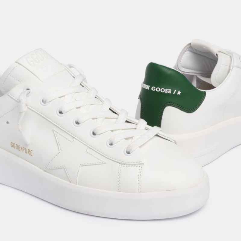 Golden Goose Purestar White Green