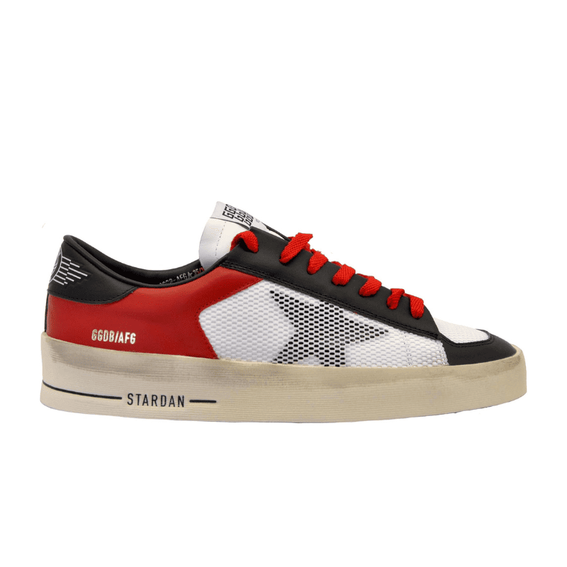 Golden Goose Stardan White Red